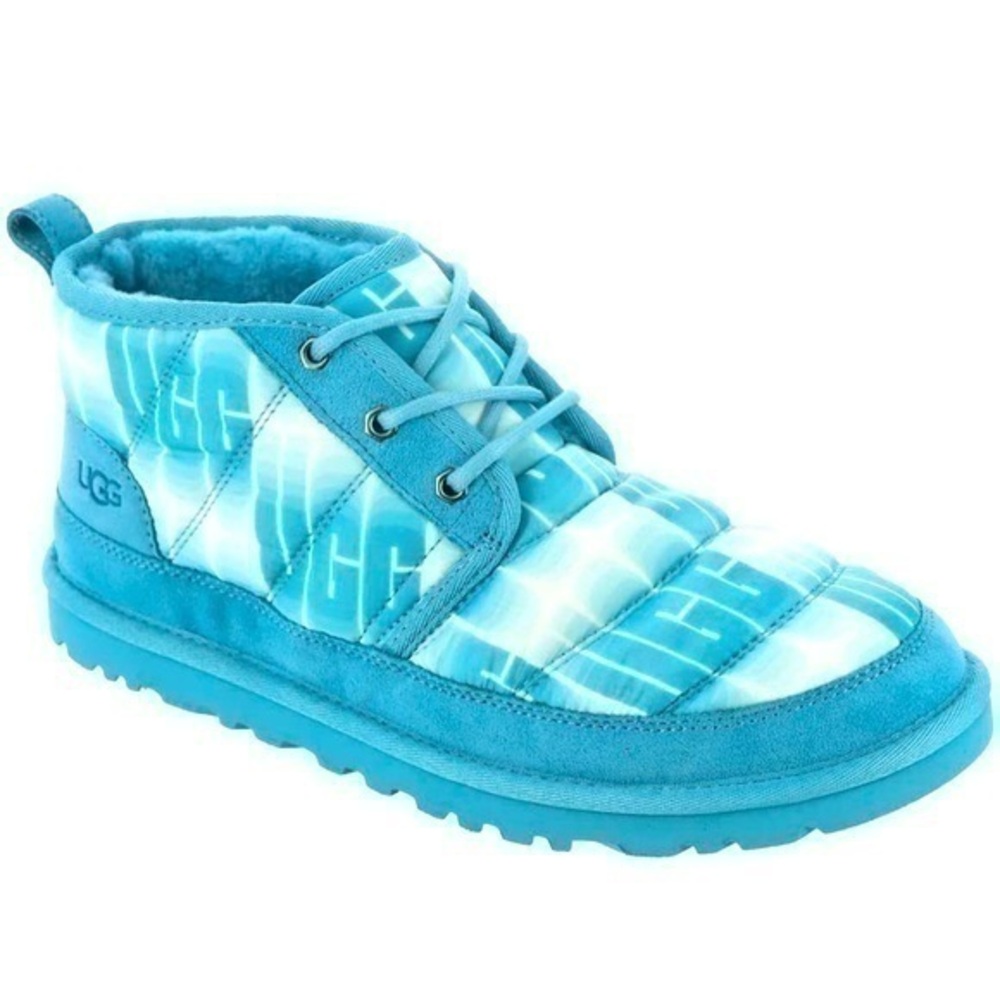 MENS UGG AUSTRALIA NEUMEL LTA WAVELENGTH CHUKKA BOOT BLUE & WHITE